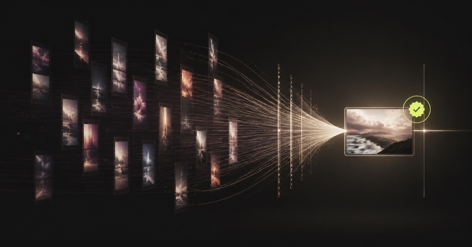 Many original video directions converge into one selected film